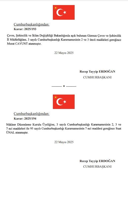 Hakimler ve Savcılar atamaları