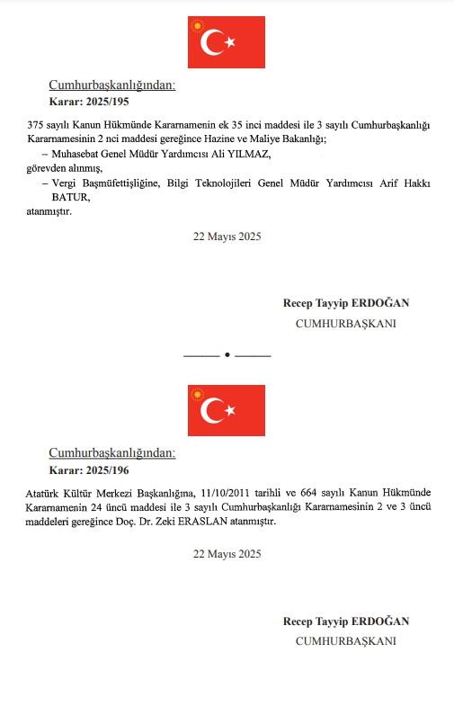Hakimler ve Savcılar atamaları