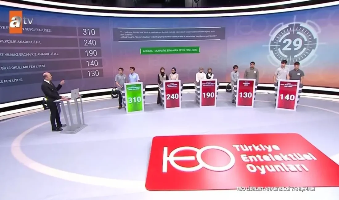 Türkiye Entelektüel Oyunları’nda Final Heyecanı: Kazanan Lise AçıklandıHaberin BaşlıklarıTürkiye Entelektüel