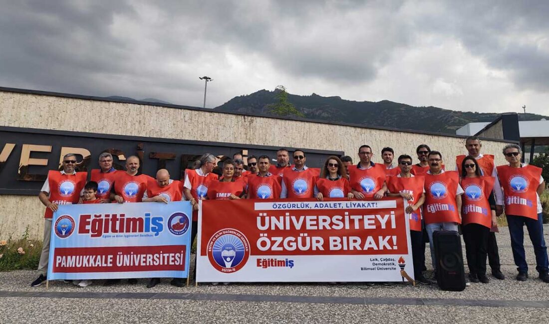 Eğitim-İş, Pamukkale Üniversitesi Önünde Akademik Özgürlük İçin Ses YükselttiHaberin BaşlıklarıEğitim-İş,