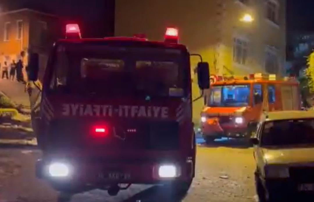 Çöken bina görüntüsü