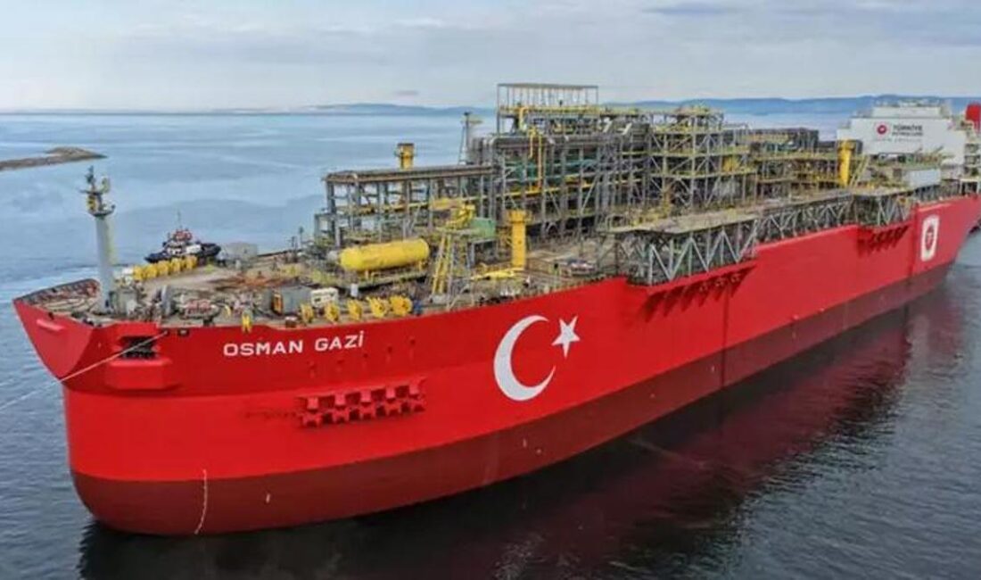 Türkiye’nin İlk Yüzer Doğal Gaz Üretim Platformu Osman Gazi İstanbul