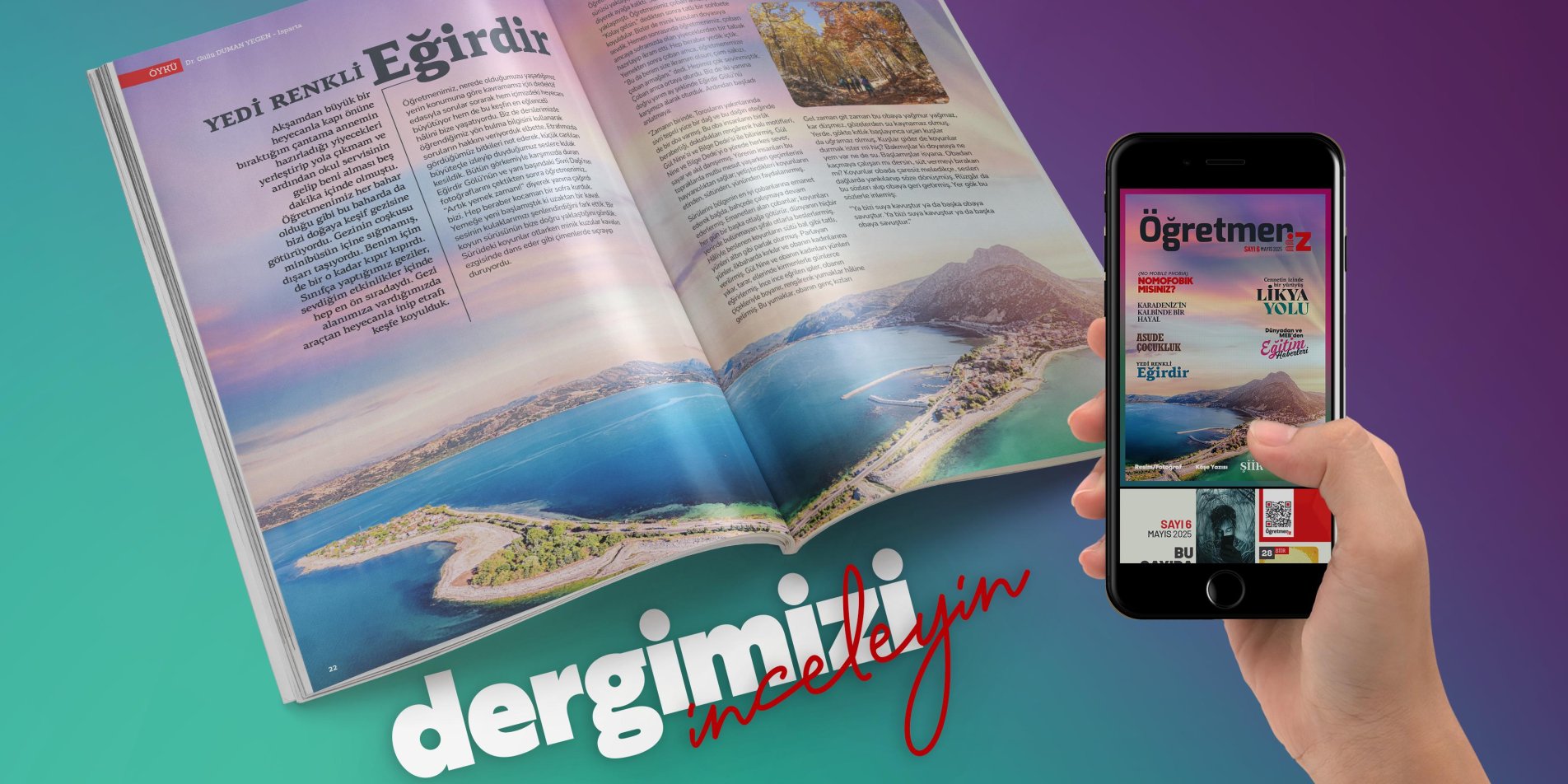 Öğretmeniz Dergisinin Zaman Temalı 6. Sayısı Yayınlandı! ÖĞRETMENİZ DERGİSİNİN 6. Sayısı