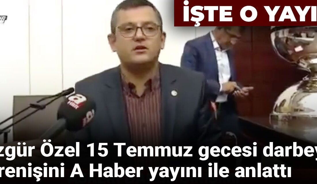 CHP Lideri Özgür Özel’den İBB Soruşturmasına Tepki: "Sivil Darbe Girişimi"Haberin