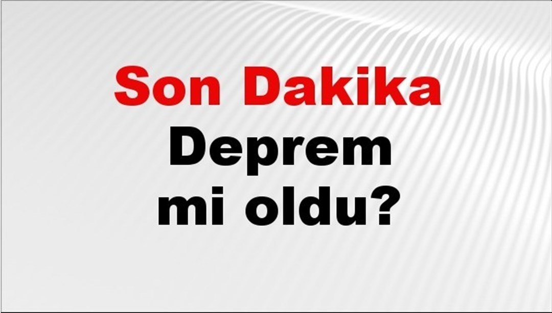 Türkiye’nin Son Depremleri: Güncel Liste ve AnalizHaberin BaşlıklarıTürkiye’nin Son Depremleri: