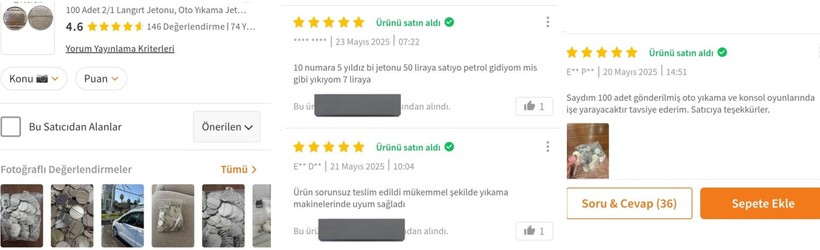 Sosyal Medyada Sahte Jeton Tartışması: Oto Yıkama Yöntemi Gündemde! Sosyal medyada sahte jeton tartışması! Oto yıkamada kullanılan o yöntem gündem oldu - Resim : 2