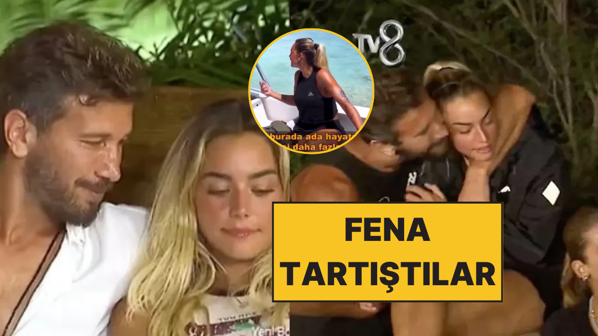 Survivorda Ask Iddialariyla Catisan Aycan ve Ademin Kavgasi