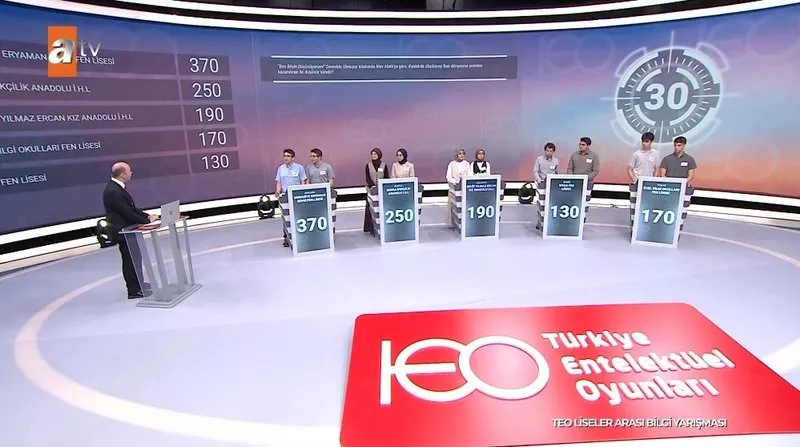 Türkiye Entelektüel Oyunları Final Anı