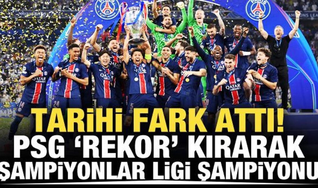 Paris Saint-Germain, Şampiyonlar Ligi Finalinde Inter’i 5-0 Geçerek Tarihe GeçtiHaberin