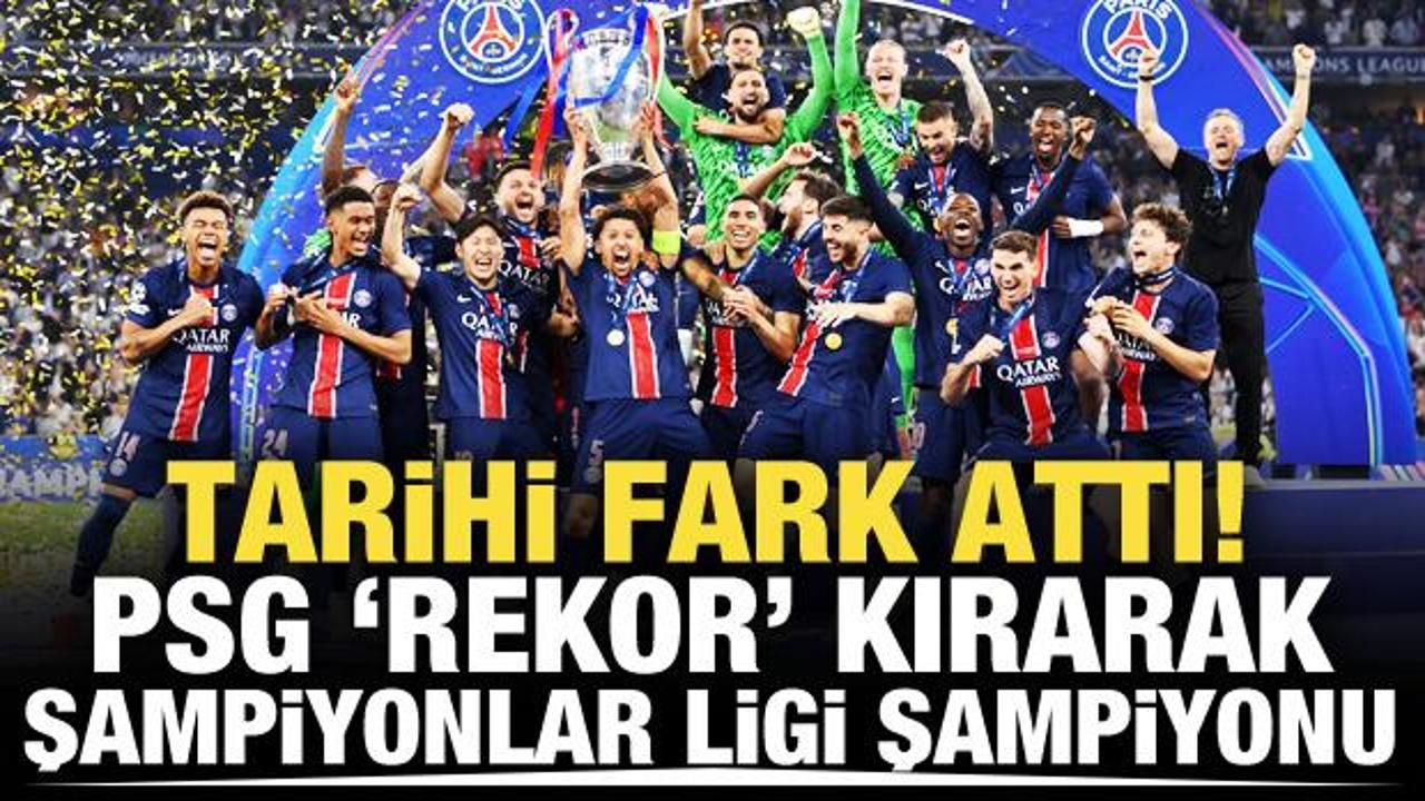 Paris Saint-Germain, Şampiyonlar Ligi Finalinde Inter’i 5-0 Geçerek Tarihe Geçti