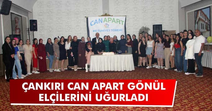 Çankırı’nın Can Apart Kız Öğrenci Yurtlarında Geleneksel Mezuniyet Gecesi CoşkusuHaberin