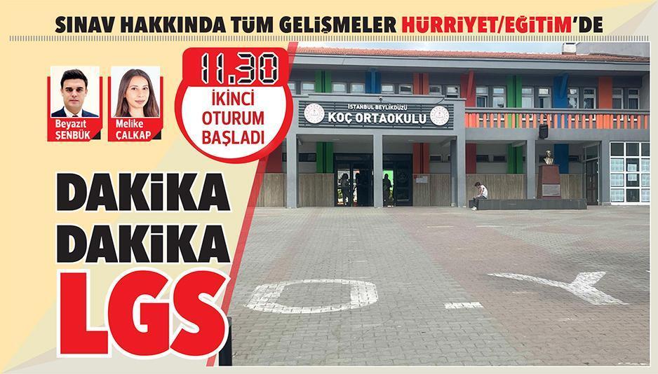 LGS 2023: Öğrencilerin Sınav Heyecanı Başladı Sınavın İkinci Oturumu 11.30’da