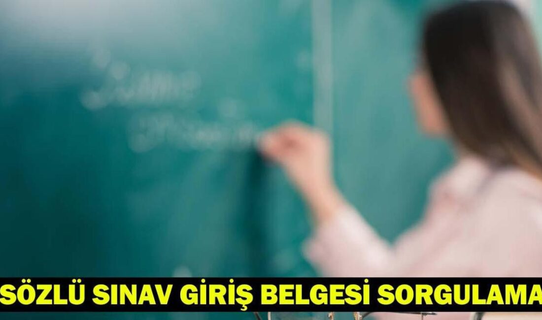 Sözleşmeli Öğretmen Mülakatları: Giriş Belgeleri ve Sınav Yerleri Açıklandı Sözleşmeli