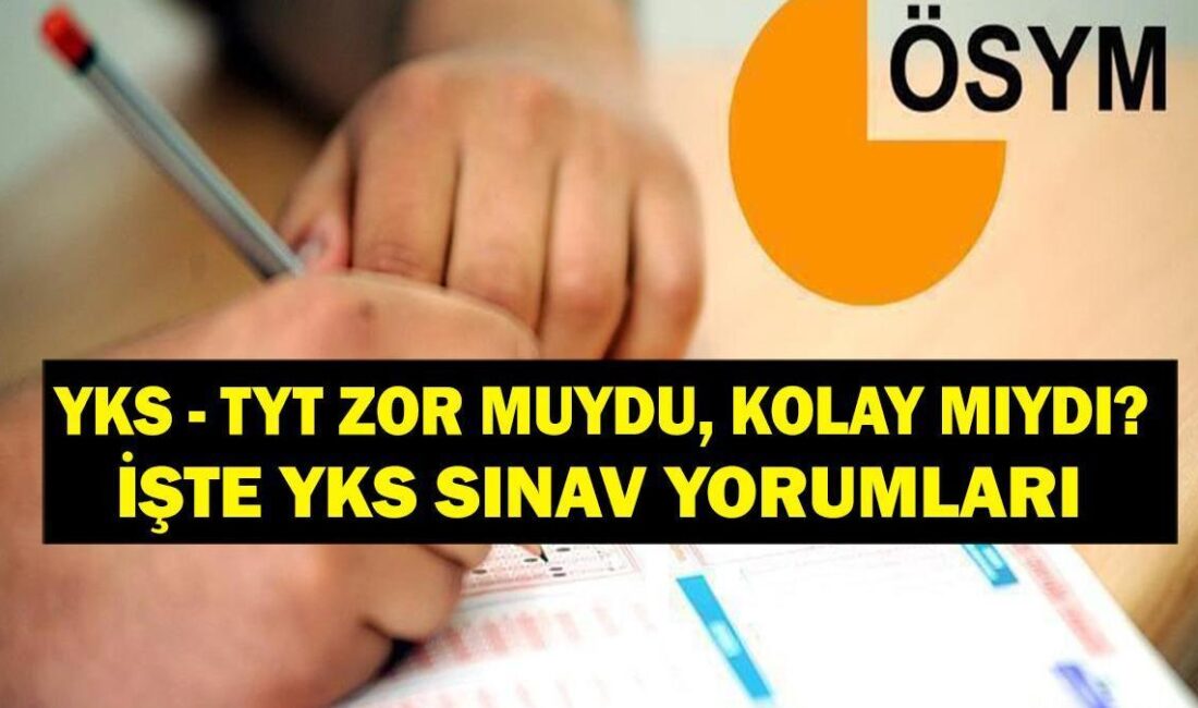 2025 YKS Durum Raporu: TYT Matematik ve Fen Bilimleri Kolay