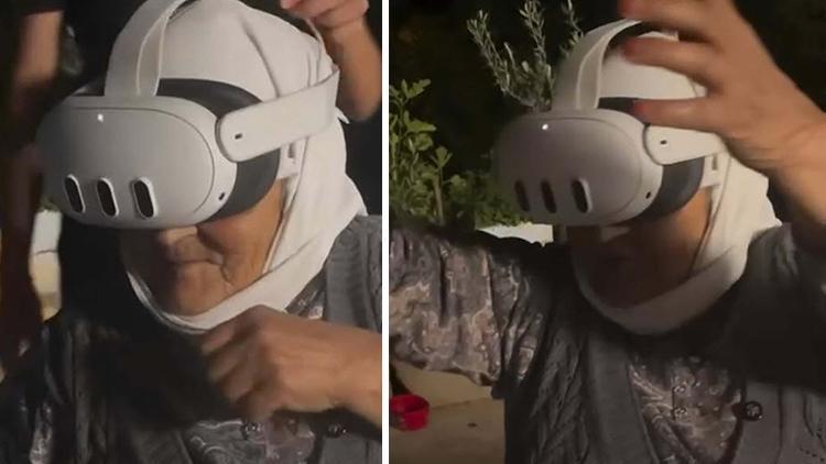 Hafize Nine’nin Sanal Gerçeklik Deneyimi Sosyal Medyada Gündem Oldu Yatağan’da