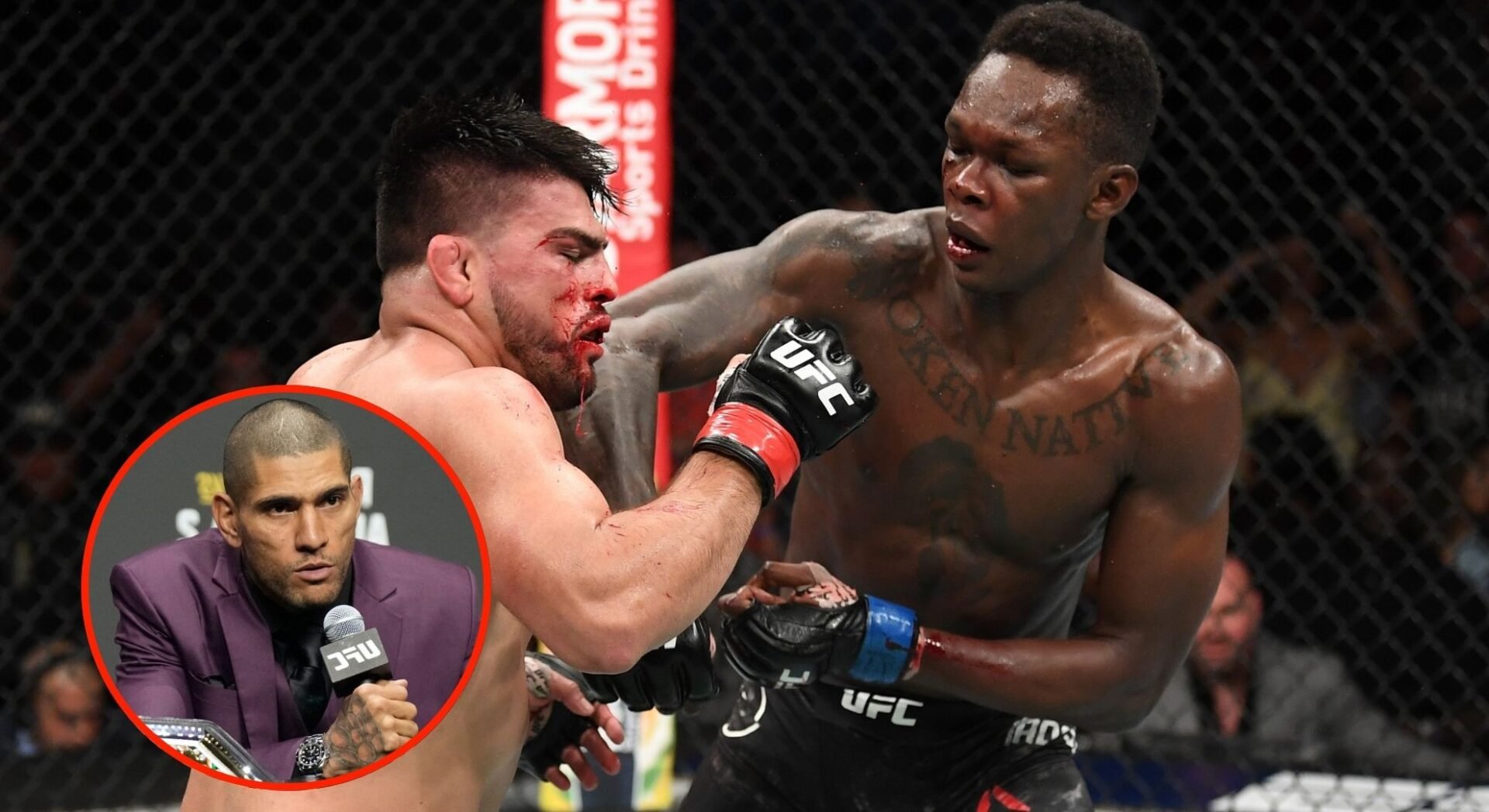 Alex Pereira Congratulates Israel Adesanya on UFC Hall of Fame