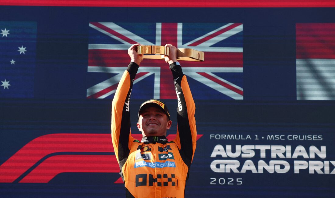 Norris, Red Bull Ring Pisti’nde Üstün Performansla 3. Galibiyetini Elde