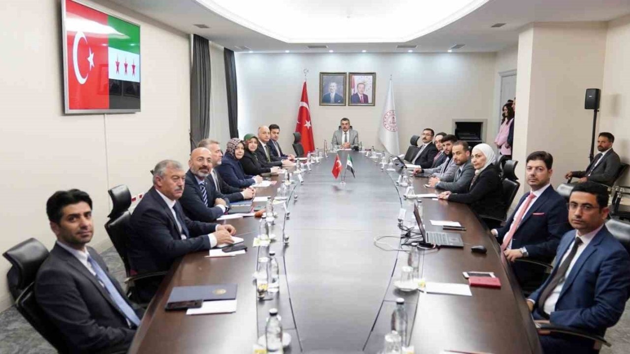 Bakan Tekin Suriye Egitim Bakanligi Is Birligi Toplantisina Katildi