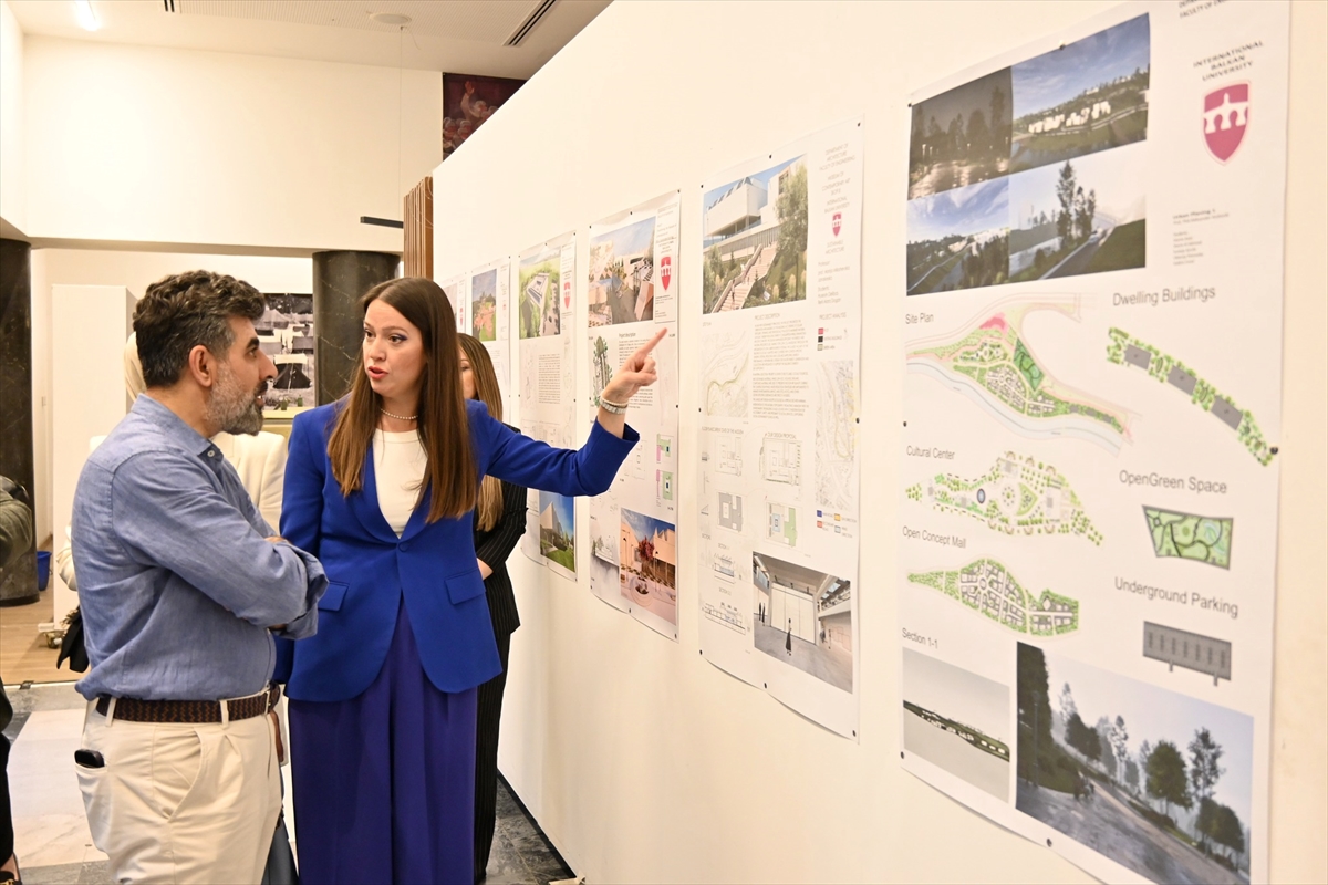 Üsküp’te Geleneksel Öğrenci Sergisi Sanatseverlerle Buluştu Uluslararası Balkan Üniversitesi’nin 15.