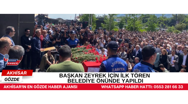 Manisa Büyükşehir Belediye Başkanı Ferdi Zeyrek’in Cenaze Töreni: Duygusal Anlar