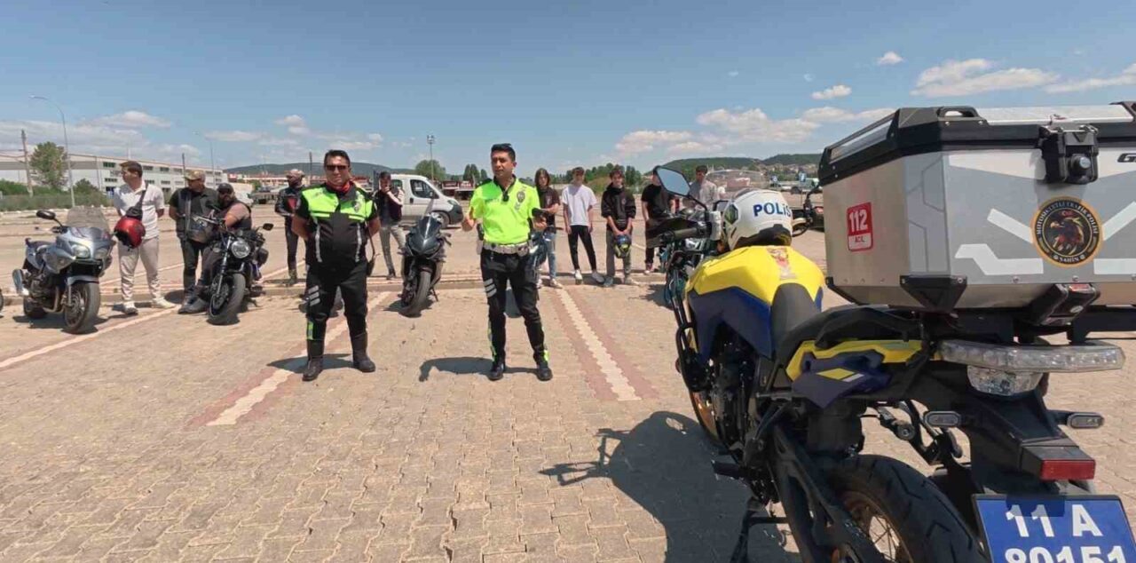 En çok motosiklet kazası yaşandığı Bilecik’te, kazalarını azaltmak ve trafikte