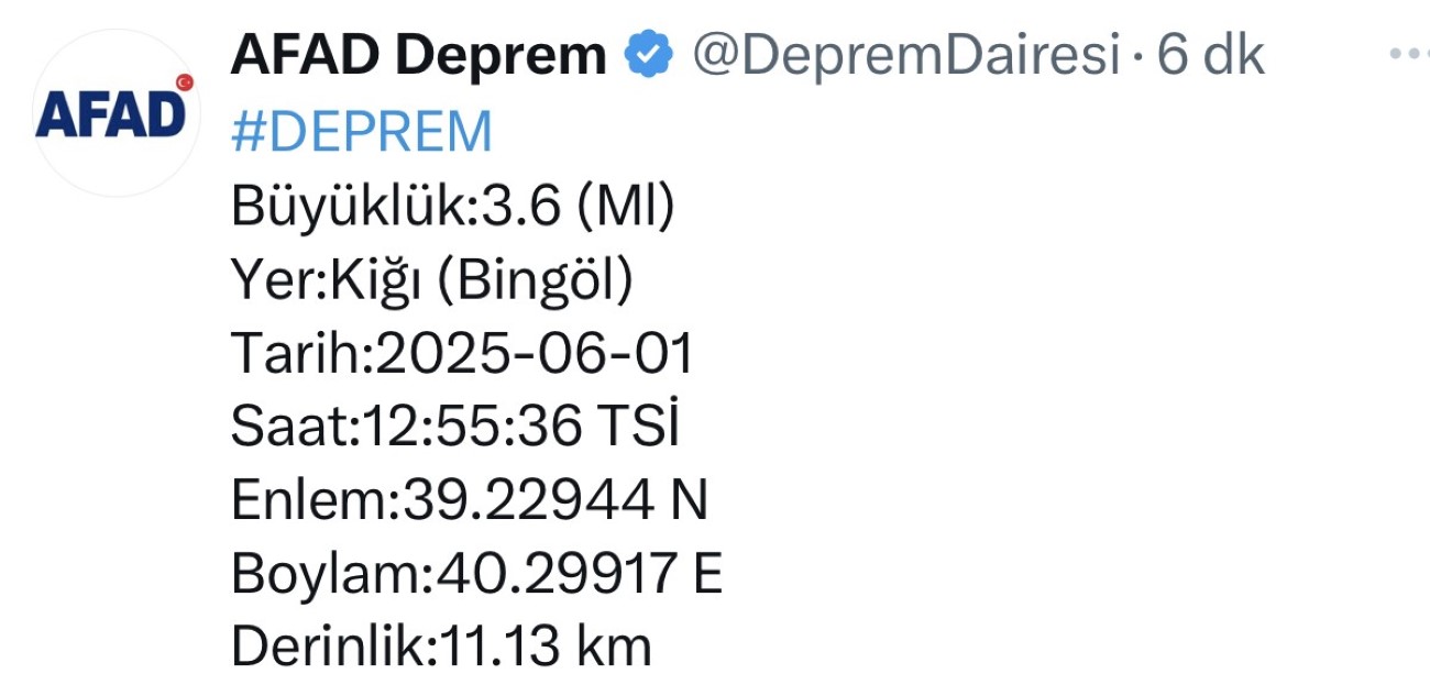Bingöl’de deprem üstüne deprem