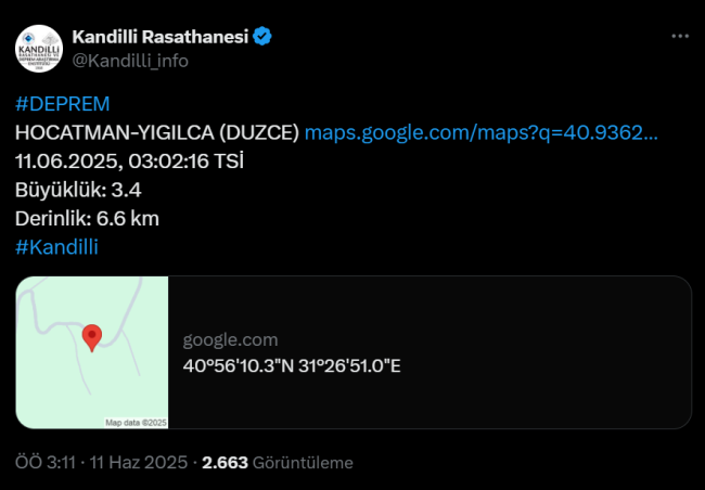 deprem grafiği