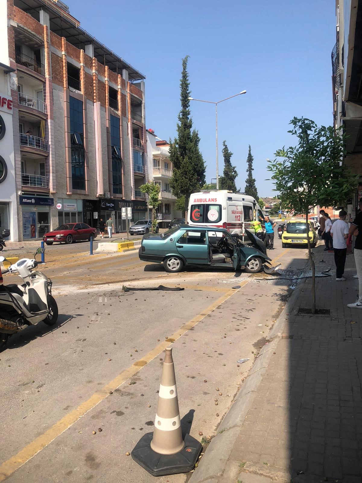Kaza sonrası durum