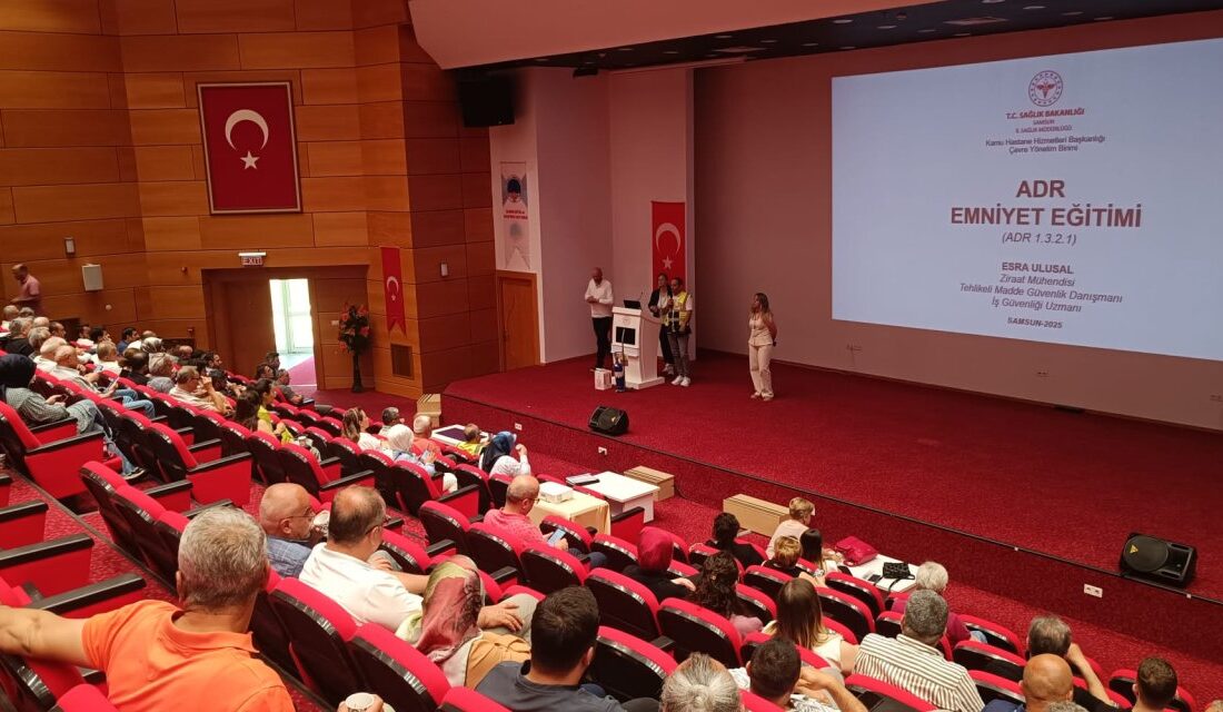 Sağlık Kurumlarında Tehlikeli Maddelerin Yönetimi için Eğitim Düzenlendi Tehlikeli Maddelerin