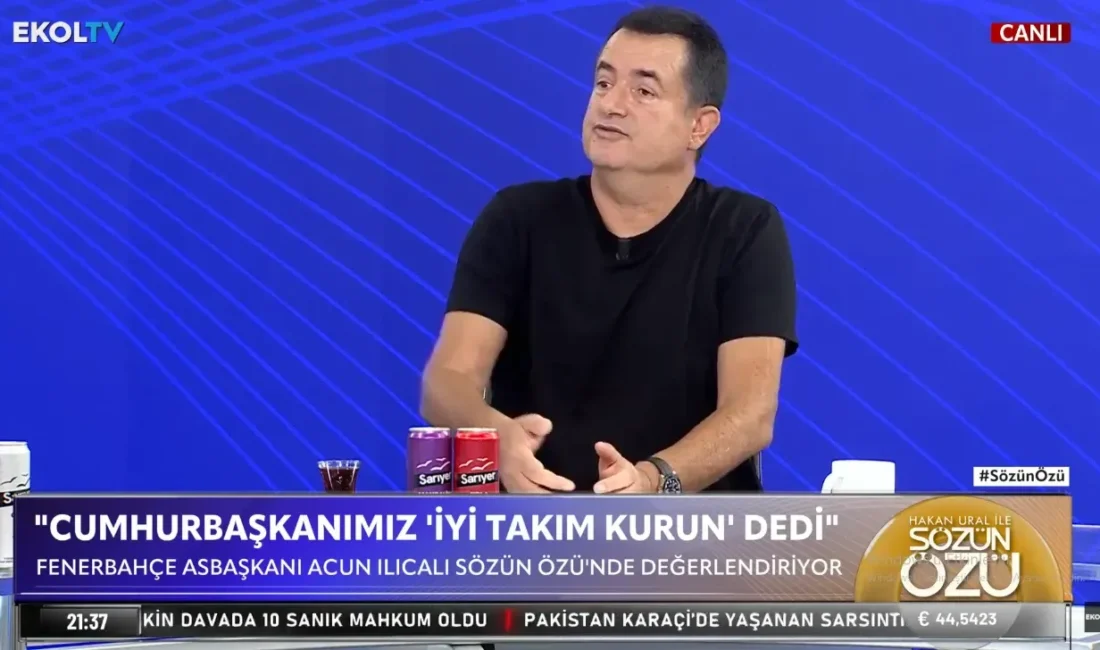 Acun Ilıcalı Ekol TV Canlı Yayınında Fenerbahçe’yi DeğerlendiriyorHaberin BaşlıklarıAcun Ilıcalı