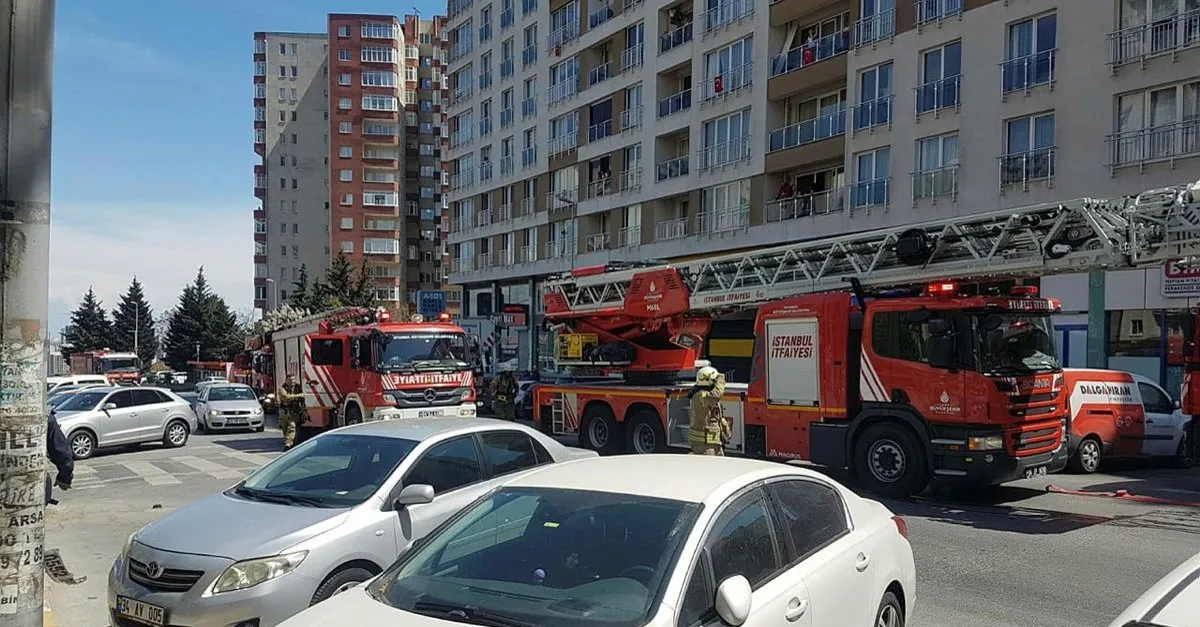 Esenyurt’ta bulunan erkek yurdunda yangın çıktı!