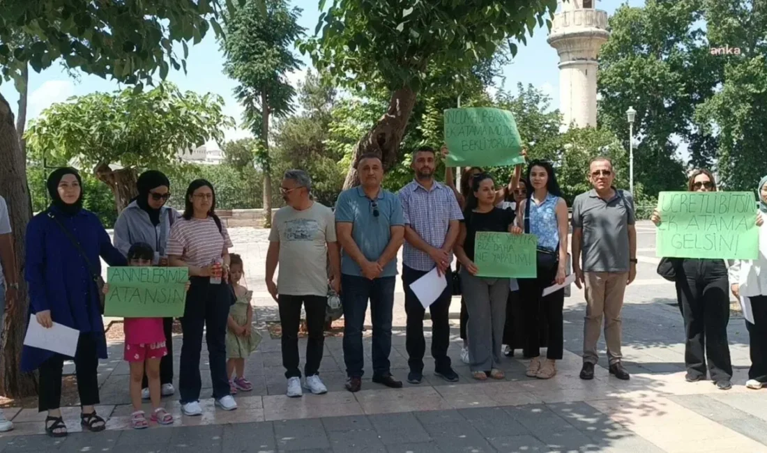 Ataması Yapılmayan Öğretmenler Gaziantep’te Eylem Düzenledi Cumhurbaşkanı Recep Tayyip Erdoğan,