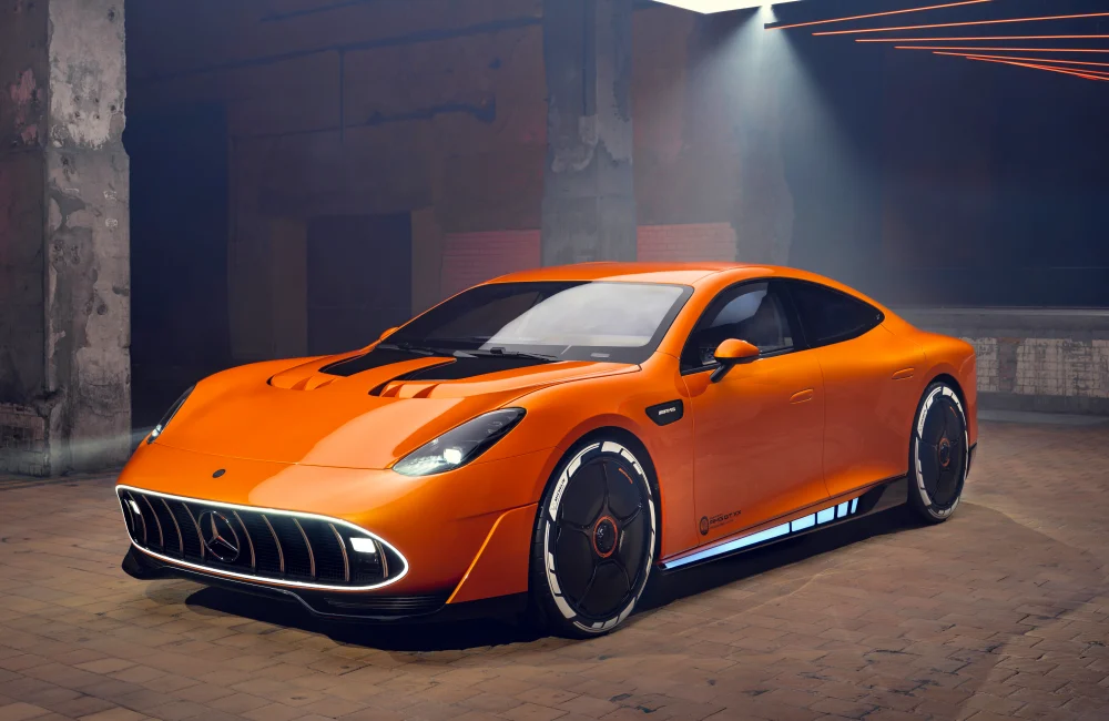 Mercedes-AMG CONCEPT GT XX: Elektrikli Süper Sedan’ın Yeni Yüzü Mercedes-AMG,