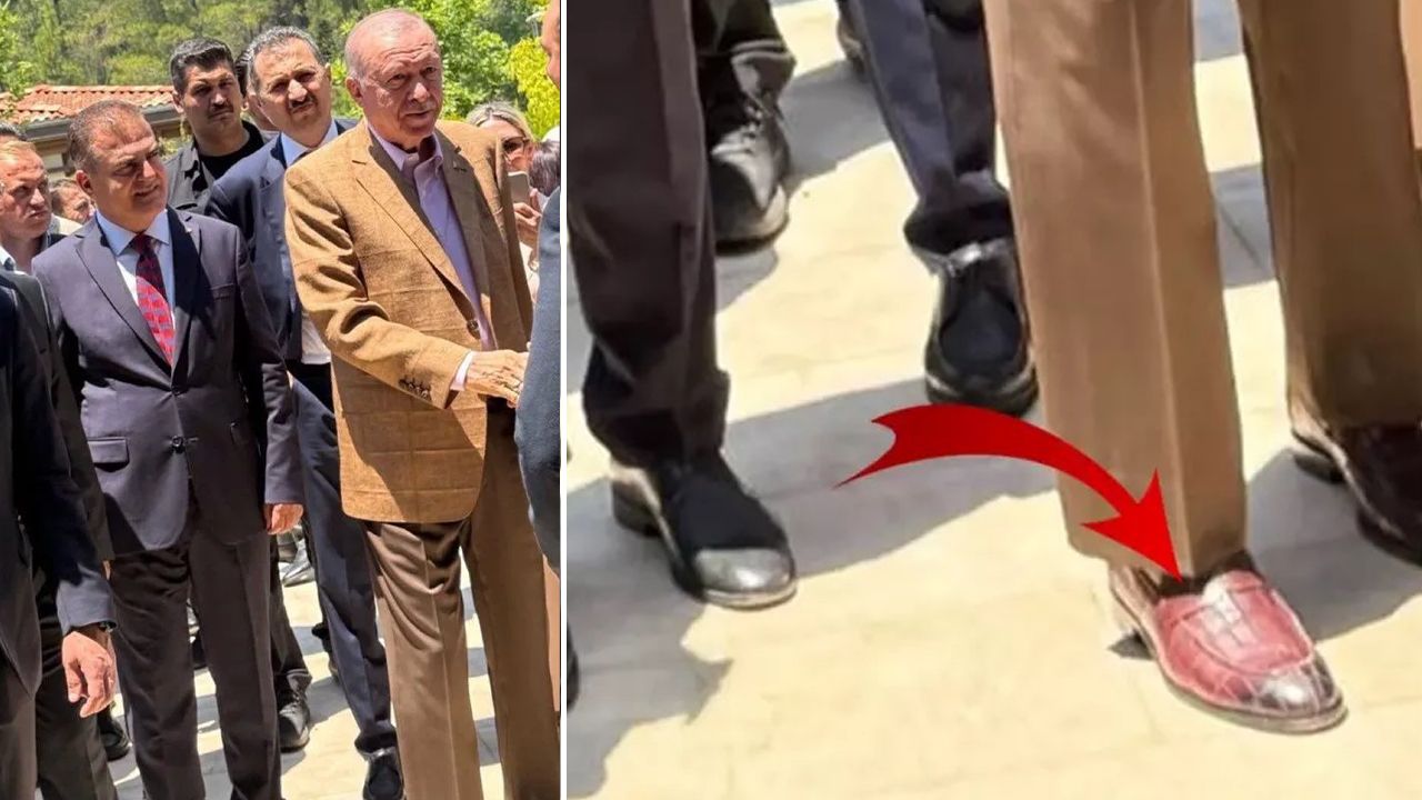 Cumhurbaşkanı Erdoğan’ın Ayakkabısı Hakkındaki İddialar Yalanlandı Cumhurbaşkanı Recep Tayyip Erdoğan,