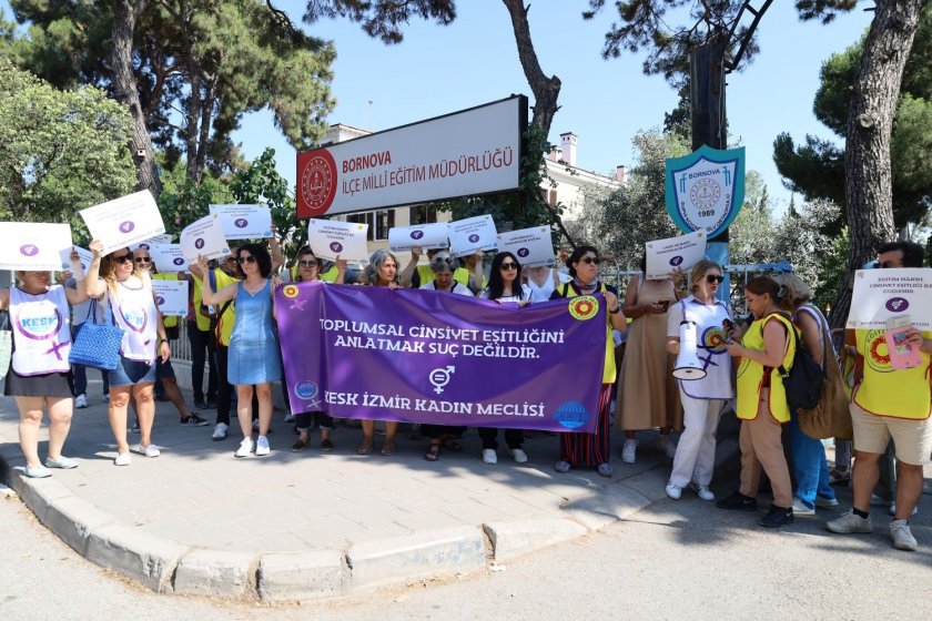 KESK İzmir Kadın Meclisi’nden Toplumsal Cinsiyet Eşitliği Protestosu Eğitimde Toplumsal