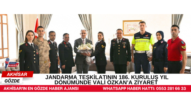 Jandarma Teşkilatı’nın 186. Yıl Dönümü Kutlandı Vali Özkan Jandarma Personelini