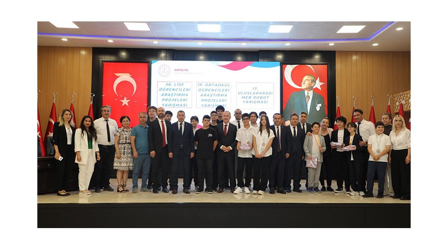 Antalya’da Öğrencilerin Bilimsel Başarıları Ödüllendirildi Antalya İl Milli Eğitim Müdürlüğü,