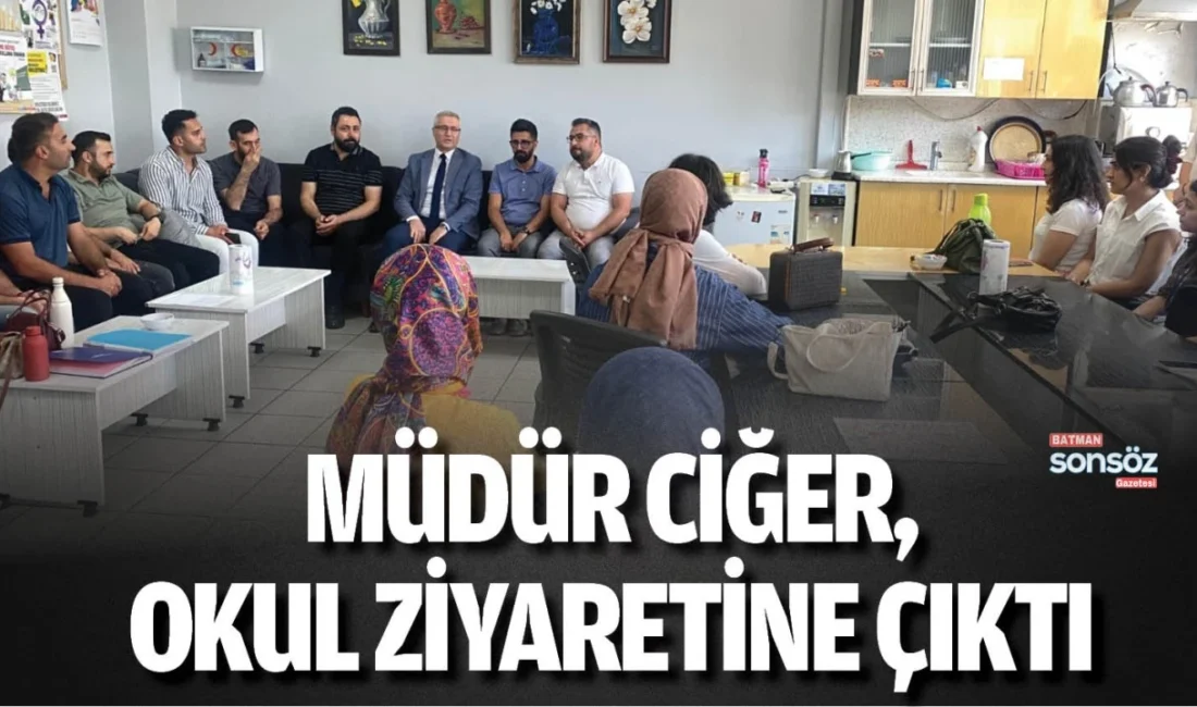 Müdür Ciğer, Okulu Ziyaret Etti: Eğitim Süreçleri ve Projeler Hakkında