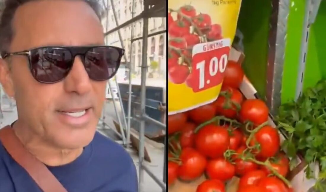 Mustafa Sandal, Almanya’daki Domates Fiyatlarını Yerinde İnceledi Ünlü Şarkıcının Market