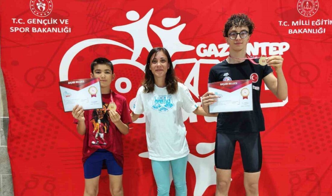 Aydınlı Sporcular Gaziantep’te Altın Madalya Kazandı Okul Sporları Türkiye Şampiyonası’nda