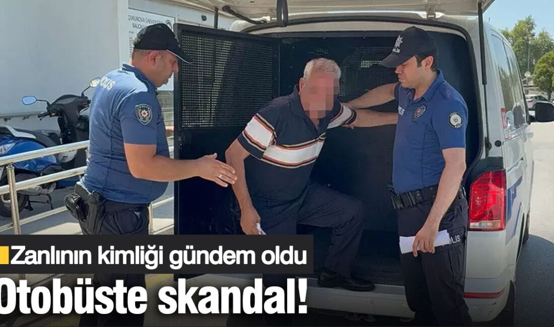Adana’da Özel Halk Otobüsünde Gizlice Görüntü Çeken Şüpheli Gözaltında Olayın