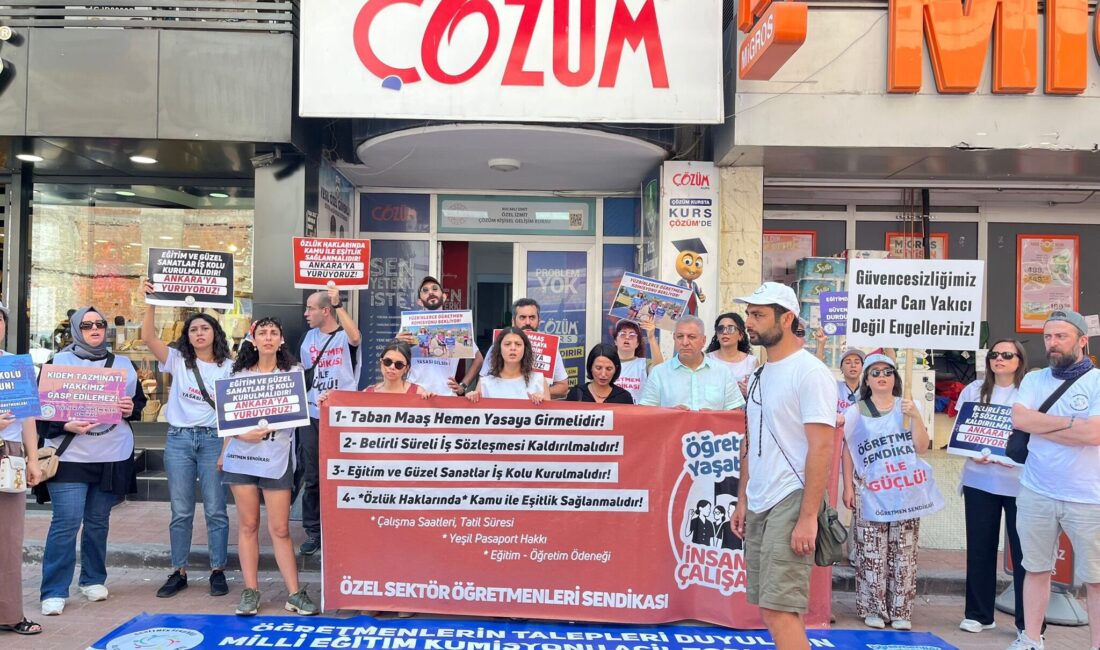 Özel Sektör Öğretmenlerinden Önemli Çağrı: İnsana Yakışır Çalışma Koşulları İstiyoruz