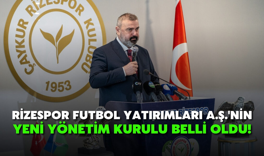 İbrahim Turgut Rizespor Yönetim Kurulu Başkanlığına Seçildi İş insanı İbrahim