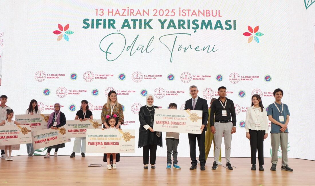 İstanbul’da Sıfır Atık Yarışması Ödül Töreni Coşkuyla Gerçekleşti Binlerce eserin