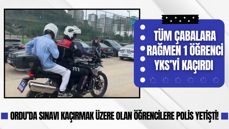 Fatsa’da YKS AYT Sınavında Öğrencilere Güvenlik Önlemleri Fatsa’da YKS AYT