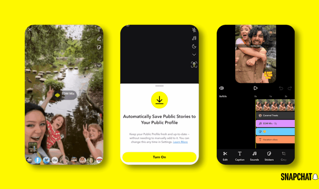 Snapchat, İçerik Üreticileri İçin Yeni Özellikler Sunuyor Snapchat, içerik üreticilerinin