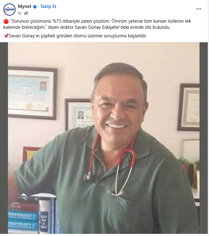 Günay'ın vefatı sosyal medyada çok konuşuldu.