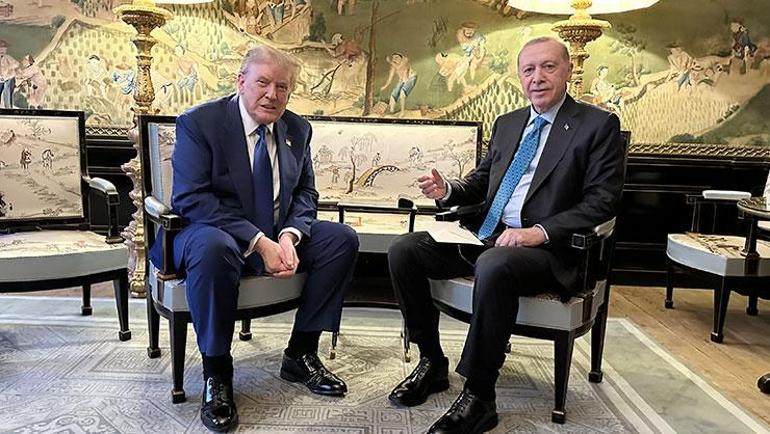 Cumhurbaşkanı Erdoğan ile Trump, NATO Zirvesi'nde görüştü