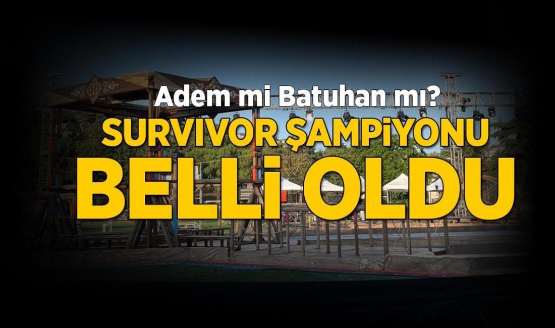 Survivor 2025 Finalinde Şampiyon Belli Oldu: Adem Kılıççı Survivor 2025’te