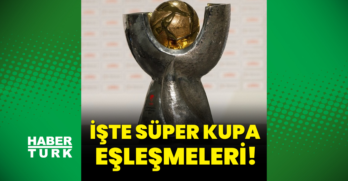 TFF Super Kupada Yapilacak Eslesmeler Belli Oldu